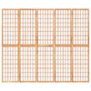 vidaXL Cloison de s&eacute;paration pliable 5 panneaux 200x170 cm