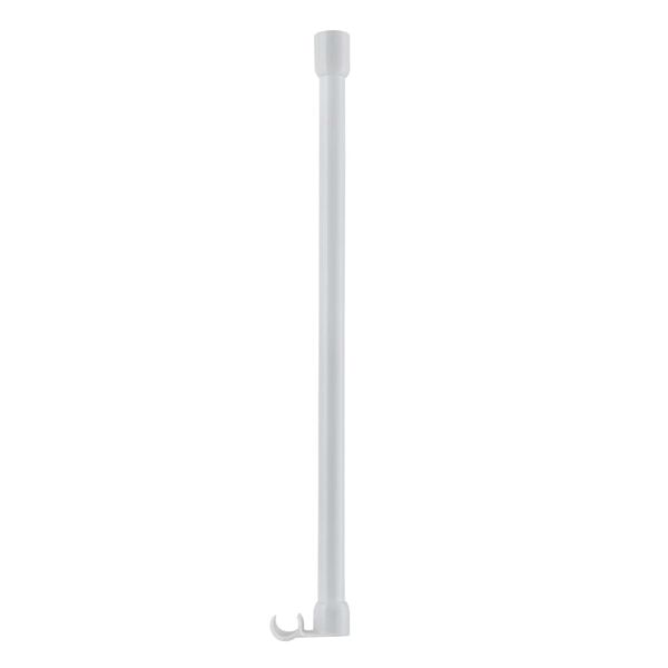 Kleine Wolke Support de tringle de rideau de douche 60 cm Blanc