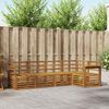 vidaXL Ensembles de canap&eacute;s 5 pcs Naturel Bois d'Acacia Massif
