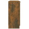 vidaXL Buffet Chêne fumé 90,5x30x70 cm Bois d'ingénierie
