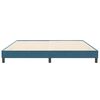 vidaXL Cadre de lit sans matelas bleu fonc&eacute; 200x210 cm velours
