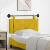 vidaXL T&ecirc;te de lit suspendue Jaune 110 x 55 x 5 cm Velours