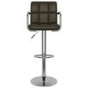 vidaXL Tabouret de bar Marron Similicuir