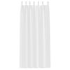 vidaXL Rideaux occultants avec anneaux 2 pcs Blanc pur 225 x 140 cm