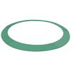 vidaXL Coussin de s&eacute;curit&eacute; PE Vert de trampoline rond de 3,66 m