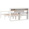 vidaXL Lit biblioth&egrave;que sans matelas blanc 180x200 cm bois pin massif