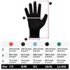 vidaXL Gants de Travail 12 pcs Noir 8 / m Polyester