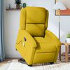 vidaXL Fauteuil de massage inclinable Jaune Velours