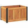 vidaXL Jardini&egrave;re 45x30x27,5 cm bois massif d'acacia et acier