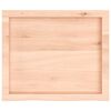 vidaXL Étagère murale 60x50x(2-4) cm bois de chêne massif non traité