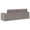 vidaXL Canap&eacute; Taupe Dimensions globales: 222 x 80 x 82 cm (l x P x H)