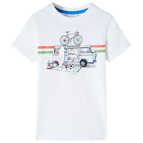 T-shirt pour enfants &eacute;cru 128