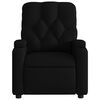 vidaXL Fauteuil inclinable Noir Tissu