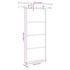 vidaXL Porte coulissante avec kit de quincaillerie 90x205 cm Verre ESG