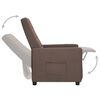 vidaXL Fauteuil Taupe Tissu