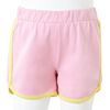 Short pour enfants avec bordure rose vif 140
