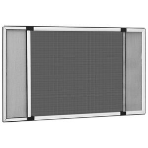 vidaXL Moustiquaire extensible pour fen&ecirc;tres Blanc (100-193)x75 cm