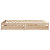 vidaXL Cadre de lit sans matelas 120x200 cm bois de pin massif