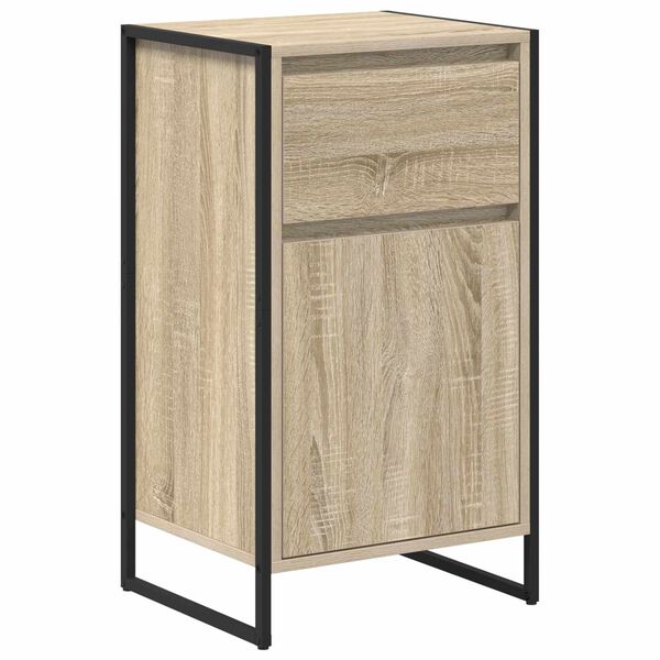 vidaXL Buffet avec tiroir Sonoma 81 x 36 x 150.5 cm Bois d'ing&eacute;nierie