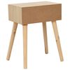 vidaXL Table de chevet avec 1 tiroir 44x30x58,5 cm Bois de pin massif