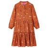 Robe pour enfants cognac 128