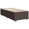 vidaXL Sommier &agrave; lattes de lit avec matelas Marron fonc&eacute; 90x200 cm