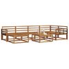 vidaXL Ensemble de canap&eacute;s d'ext&eacute;rieur 7 pcs Naturel