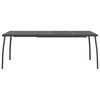 vidaXL Table de jardin anthracite 200x100x72 cm Treillis d'acier