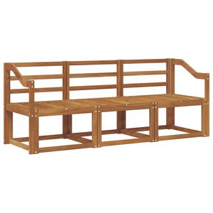 vidaXL Ensemble de canap&eacute;s d'ext&eacute;rieur 3 pcs Naturel
