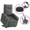 vidaXL Fauteuil inclinable &eacute;lectrique gris fonc&eacute; tissu