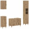 vidaXL Ensemble de 4 pi&egrave;ces d'armoires de salle de bain ALKMAAR