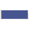 vidaXL Auvent lat&eacute;ral r&eacute;tractable de patio 100x300 cm Bleu