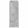 vidaXL Porte-parapluie Gris b&eacute;ton 40 x 20 x 55,5 cm Bois d'ing&eacute;nierie