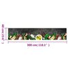 vidaXL Tapis de cuisine lavable impression d'&eacute;pices 60x300 cm velours
