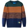 Pull-over tricot&eacute; pour enfants multicolore 104