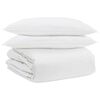 vidaXL Ensemble de Duvet avec oreiller 3 pc Blanc Plume de canard