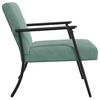 vidaXL fauteuil Vert Mer 59 x 75 x 78 cm Velours
