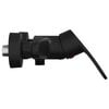 vidaXL Robinet de Douche Mixer Noir G 1 / 2 pouces