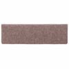 vidaXL Tapis d'escalier autocollants 30 pi&egrave;ces 65 x 21 x 4 cm marron clair Bord rectangulaire