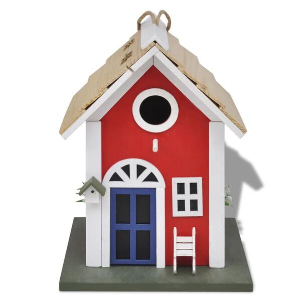 Maison/Nichoir d'oiseau Boite Rouge