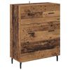 vidaXL Haut Armoire avec tiroir 2 pcs Bois ancien Bois d'ing&eacute;nierie