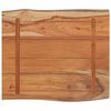vidaXL Dessus de table 70x60x2,5 cm rectangulaire bois massif acacia