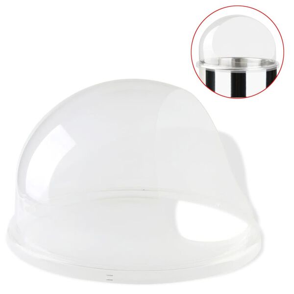 Couvercle en bulle pour machine de barbe &agrave; papa en polyester 52 cm