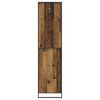 vidaXL Garde-robe 2 pcs Bois Ancien 50 x 50 x 200 cm Bois d'ing&eacute;nierie