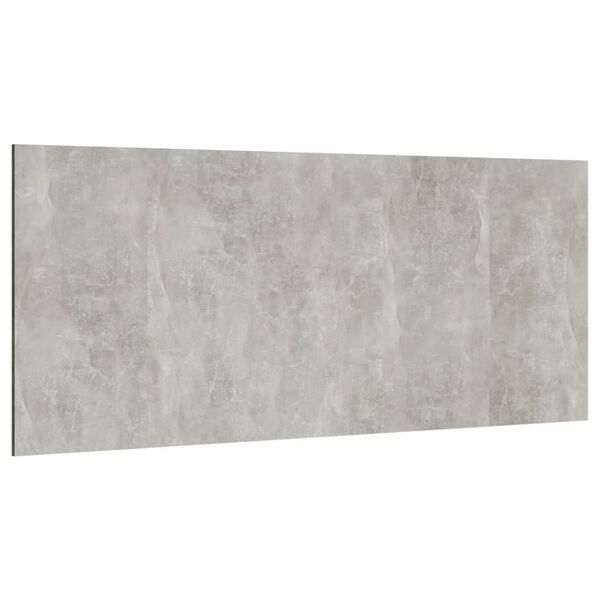 vidaXL T&ecirc;te de lit Gris b&eacute;ton 200x1,5x80 cm Bois d'ing&eacute;nierie