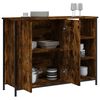 vidaXL Buffet ch&ecirc;ne fum&eacute; 100x33x75 cm bois d'ing&eacute;nierie