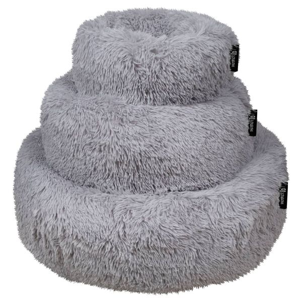 DISTRICT70 Lit pour animaux de compagnie FUZZ Gris clair L