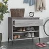 vidaXL Armoire à chaussures Sonoma gris 70x36x60 cm Bois d'ingénierie