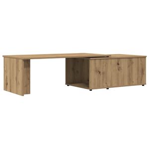 vidaXL Table basse ch&ecirc;ne artisanal 150x50x35 cm bois d'ing&eacute;nierie