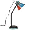 vidaXL Lampe de bureau 25 W multicolore 18x18x60 cm E27